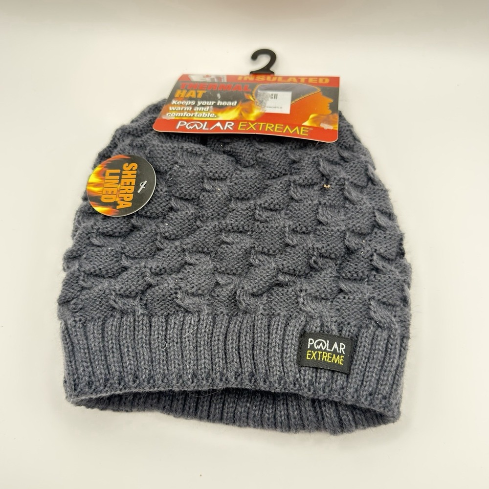 Men's Polar Extreme Thermal Insulated Winter Knit Hat Beanie